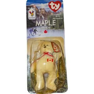 Ty Beanie Baby "Maple" the Bear